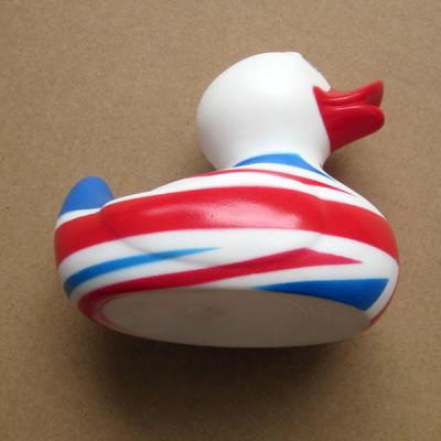 China Amerian flag PVC duck bathroom cartoon TOYS for kids or promotion for sale