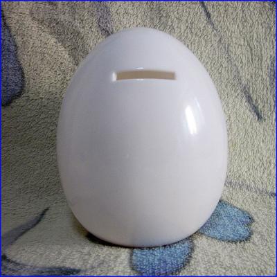 China cartoon pvc  egg  Money Box, egg piggy bank, egg saving boxs for sale