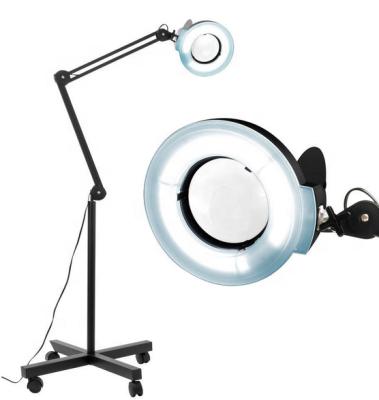 China Plastic+glass Fluorescent Cold Light Magnifying Lamp Amazon for sale