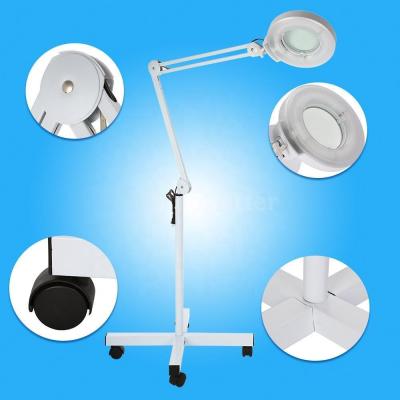 China Hair Removal Beauty Salon Equipment Black And White Color Magnifier Lamp for sale