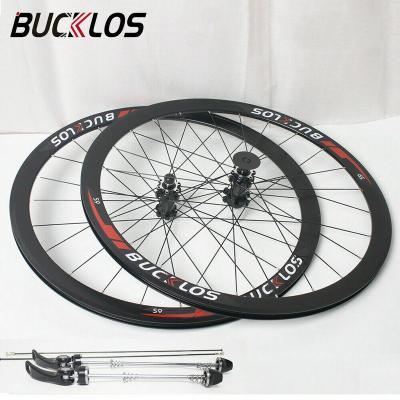 China Road Bikes OEM/ODM 8/9/10/11 Carbon Hub Road Bike Wheelset 700C Ultralight Bicycle Wheel Set 8/9/10/11 Speed ​​Road Bike Wheels With quick release for sale