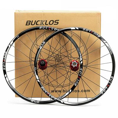 China OEM/ODM Mountain Bikes Mtb Wheelset 26in 27.5in 29in Mountain Bike Wheel Set Aluminum Alloy 24 Qr Hole Bicycle Wheels Fit Disc Brake Thanks for sale