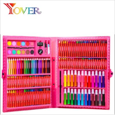 China Non-Toxic Cheap Price 168pcs PVC Cases Art Set For Kids for sale