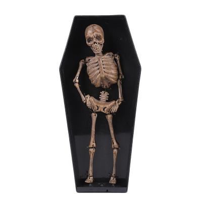 China Decoration Haunted House Stage Props Hot Sale Halloween Electric Toys Glow Dancing Full Body Twist Music Coffin Ghost Stage Props Haunted House Decoration for sale