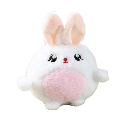 China Pink Cute Bunny Bag Car Pendant Key Chain Doll High Quality Bag or Car Pendant Plush Toys Ornaments Small Gift for sale