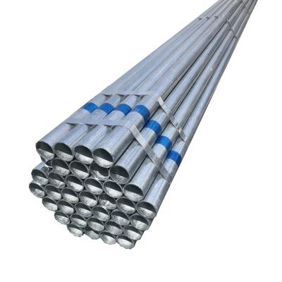 China Structural Tubes Manufacturer ERW Welded Steel Pipe Gi Galvanized Steel Pipe For Construction for sale