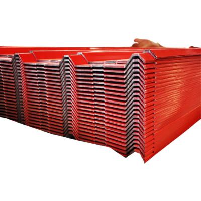 China Construction Use Cold Rolled Low Price Prepainted Corrugated Steel Trapezium Metal Colored Blanket Sheet for sale