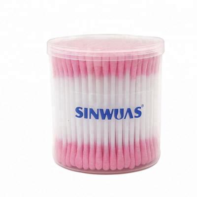 China Multicolor Cleaning Cotton OEM Quality Well Environmentally Sealed Plastic Cotton Swabs Applicator for sale