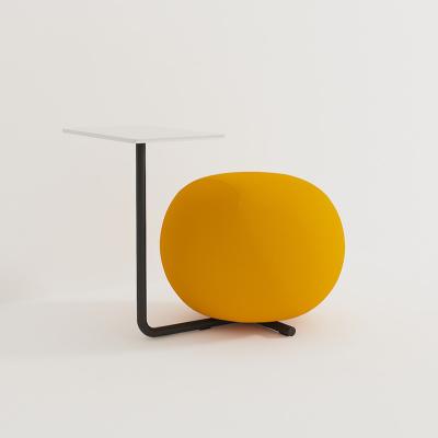 China Modern Ball Shape Pouf Stool For Office for sale