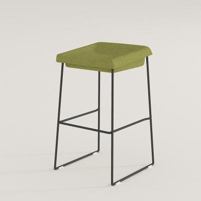 China Modern Metal Frame Backless Bar Stool With Solid Sponge Top For Bars Restaurant for sale