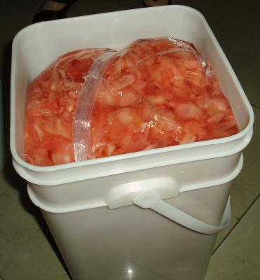 China PRESERVED Japanese Style Pickled Sushi Ginger 20Pound In Bucket for sale