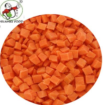 China Frozen Vegetables IQF Frozen Fresh Carrot Frozen Carrot Cube for sale