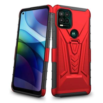 China Anti-drop Defender Phone Case For Cricket Ovation 2 Alcatel Lumos 5023 Alcatel Lumos 5023 Blue Belt Clip Bumper Mobile Cover With Screen Protector for sale