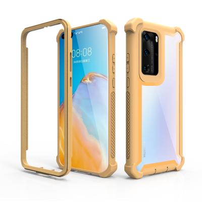 China Anti-drop For Huawei P40 pro lite+ Nove 7 Full Cases Shockproof Defender Mobile Phone Case Protective Covers Built In Screen Protector for sale