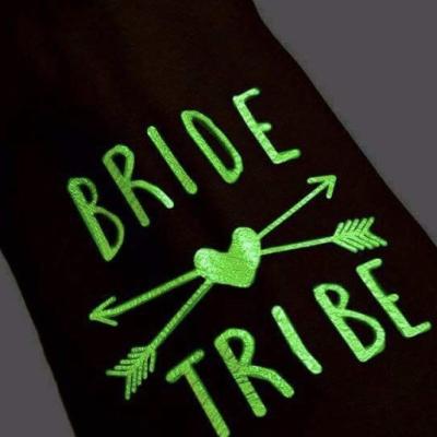 China Fluorescent Body Temporary Hot Sale Bride Temporary Tattoo Sticker for sale