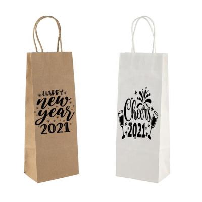 China 750ml Recyclable Advanced Custom Wine Bottle Gift Customize Wine Bag Wrapping Paper For Christmas for sale