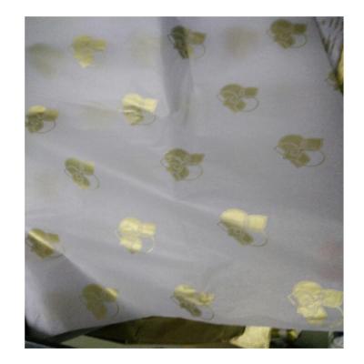 China Recyclable Custom Gold Foil Logo Stylish Printed Tissue Crepe Wrapping Tissue Paper For Inside Shoe Box for sale