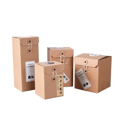 China Factory Production Biodegradable Kraft Paper Boxes Recyclable Tea Bags Paper Packaging Box for sale