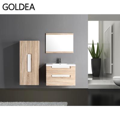 China Modern Contemporary Bathroom Furniture Wooden Bathroom Vanity With Sink for sale