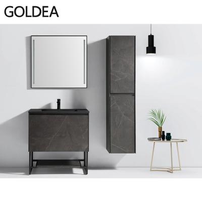 China New Arrival Modern Luxury Wood Vanity Industry Style Position Bathroom Vanity Furniture for sale