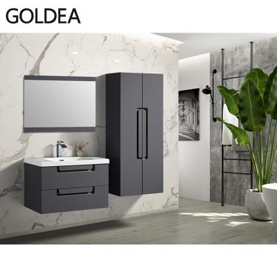 China Economic Modern Style Bathroom Cabinet Bathroom Vanity For Apartment for sale