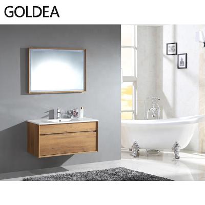 China Modern Hot Selling Modern Bathroom Cabinet Wall Mounted Compact Vanity Sink Bathroom Cabinet for sale