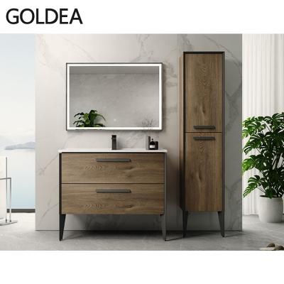 China Modern High Quality Durable Using Melamine Bathroom Vanity Cabinet Bathroom Cabinet for sale