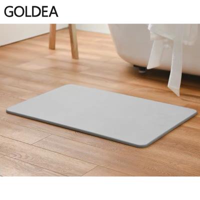 China Durable Large Diatom Bath Mat Anti-Slip Foot Bedroom Pad Shower Bathroom Super Dry Mats for sale