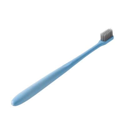 China Wholesale Disposable Blue Square Chef Travel Straw Toothbrush Set for sale