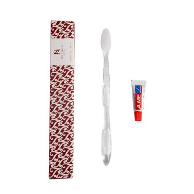 China Wholesale Disposable Dental Kit Cheap Dental Travel Hotel Toothbrush Disposable Toothbrush With Toothpaste Inside for sale