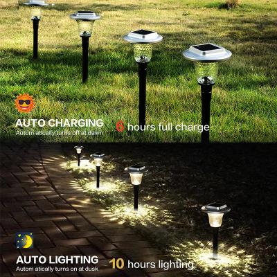 China 2022 New Arrival Energy Saving Landscape Yard Villa Waterproof Decorative IP65 Spike Colorful Outdoor Solar Lawn Lamp for sale