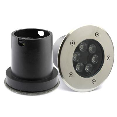 China LED Inground Under Ground Light 6W IP65 Outdoor Waterproof Recessed Floor Around Led Deck Garden Recessed LED Underground Light For Road Light for sale