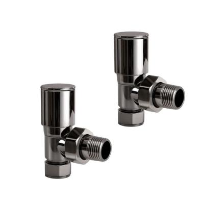 China Towel Rail and HOT HOT HOT ANGLED Radiator SUN-V08 STRAIGHT& BLACKEN NICKEL VALVES MANUAL VALVES for sale