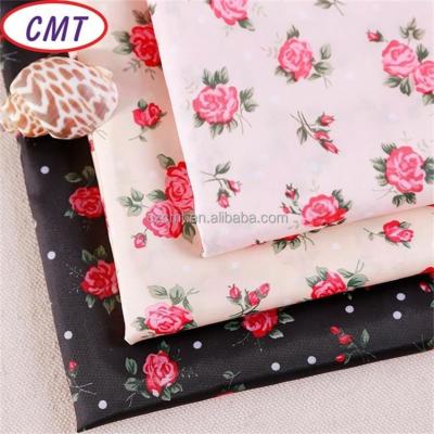 China Flower Printed 75D 100% Polyester Taffeta Fabric with 190T Density for sale