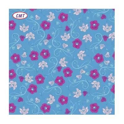 China 100% polyester 150 gram geprint geweven bloemenstof voor jurken Te koop