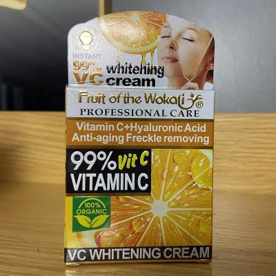 China Anti Aging Pure Natural Fruit Extracts Wokali Vitamin C Collection 50G Vitamin C Whitening Cream Freckle Removing Whitening for sale