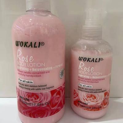 China 500ML PINK Wokali Lightening Pure Natural Extract Wokali Fruit Body Lotion 100% Moisturizing, Providing, Softening WHITENING for sale