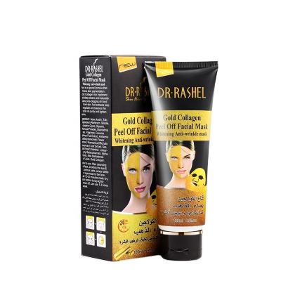 China Dr. RASHEL Supply 120ml Anti-Wrinkle Facial Acne Gold Face Mask Deep Clean Collagen Peel Off Anti-Wrinkle Face Mask for sale