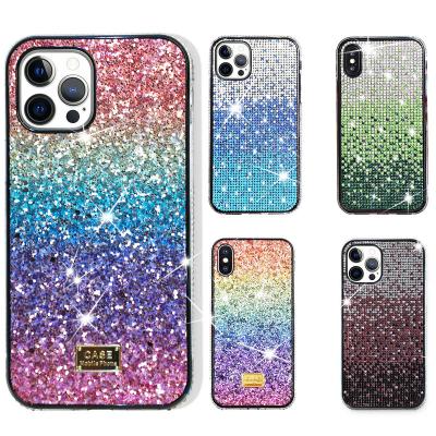 China Cute Silicone 3D Case Clear Bling Glitter Star TPU Phone Case For iPhone 11 pro 12 pro XR Max Max XS X Max 8 7 Plus Full Series for sale