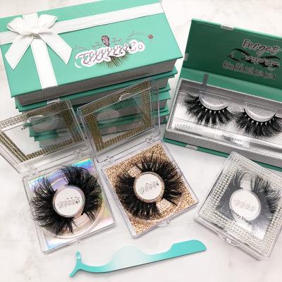 China Full Natural Strip Customized Eyelash Storing Box With Logo 30mm 27mm 25mm Mink 18-20 3d Lashes Strip for sale