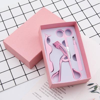 China For Custom False Eyelash Eyelash Curler Accessories Machine False Eyelash Tweezers Whip Book With Applicator for sale