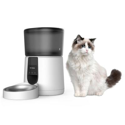 China New Wifi Video Pet Automatic Smart Remote Control Automatic Driver 4L Capacity Smart Timing Auto Driver For Cats And Dogs for sale