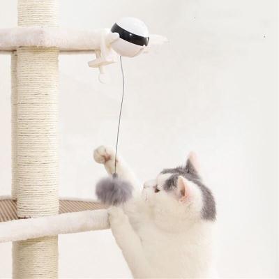 China Hot Selling Viable Pet Lifting Ball Solving Boredom Funny Cat Toys Electric Automatic Lift Cat Ball Pet Cat Interactive Toys for sale