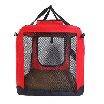 China Wholesale Breathable Small Dog Carrier Cat Bag Pet Box Soft Pet Cage Outdoor Convenient Portable Dog Crate Outdoor Establishments for sale