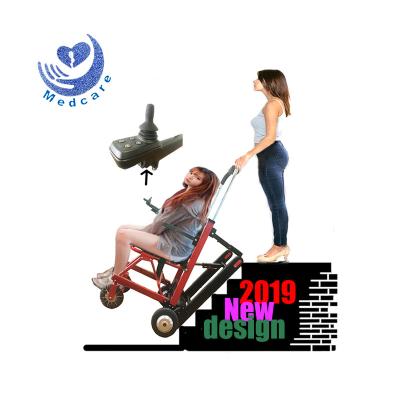 China Aluminum alloy wheelchair MTST-X stair wheel carry electric stair climbing chair for stair for sale