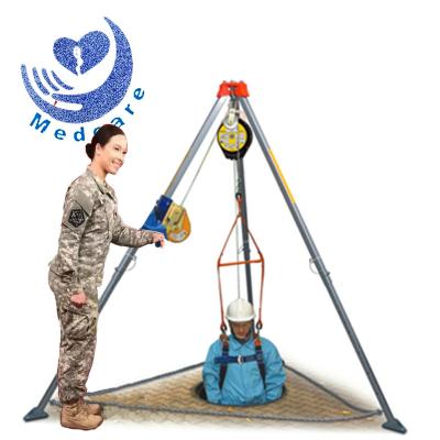 China MT-FT1 Best Selling High Strength Aluminum Confined Space Fallen Protection Safety Rescue Tripod with Hand Lifting Winch for sale