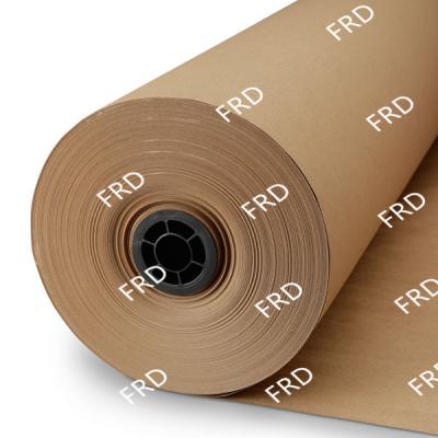 China Factory 2100mm Brown Kraft Liner Testliner Cardboard Box Jumbo Fluting Paper Roll Making Machine for sale