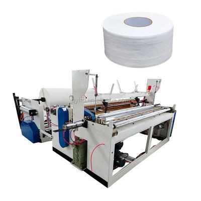 China Automatic Hotels Core And Coreless Toilet Paper Napkin Making Rewind Cutting Manual Packaging Machine for sale