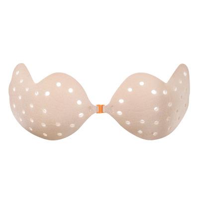 China Antibacterial Breathable Backless Mango Silicone Adhesive Invisible Bra Push Up Bra for sale