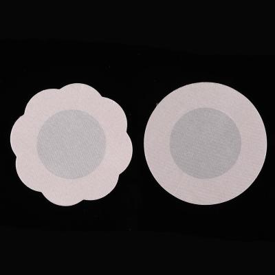 China Comfortable Unisex Invisible Breast Pies Adhesive Disposable Satin Sticker Nipple Cover for sale